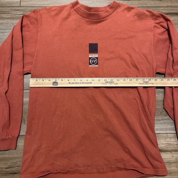 VTG Jansport Grand Valley State University T Shirt Adult LARGE Rust Red USA Made - Picture 4 of 8